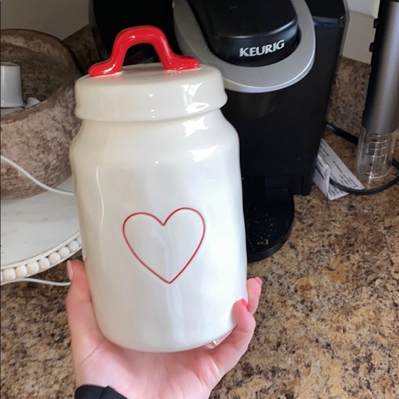 Rae Dunn Other - Rae Dunn Heart Canister!❤️♥️❤️♥️